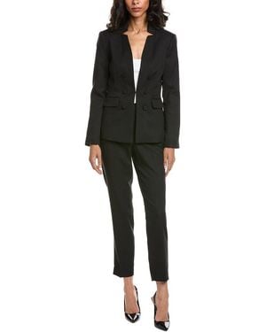 Tahari 2Pc Blazer & Pant Set - Black