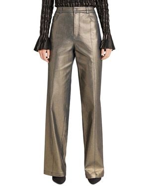 Cinq À Sept Coated Francine Pant - Metallic