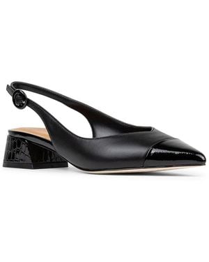 Donald J Pliner Payton Leather Slingback Pump - Black