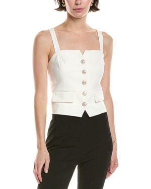 Anne Klein Vest Top - White
