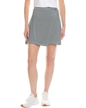 Stella Parker Peggy Wrap Front Skort - Grey