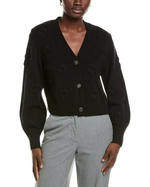 Marc Cain Wool & Cashmere-Blend Cardigan - Black