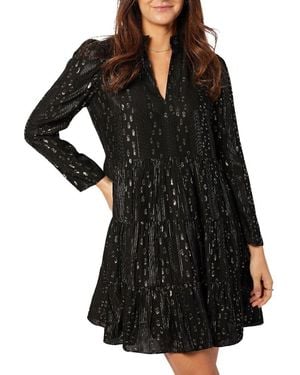 Sail To Sable Tunic Flare Dress - Black