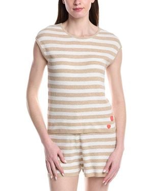 Lisa Todd Knit Heart Tank Top - Natural