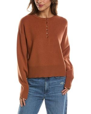 525 America Henley Jumper - Brown
