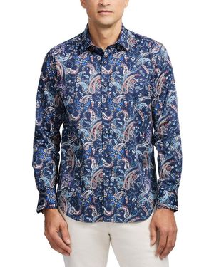 Robert Graham Chandler Woven Shirt - Blue