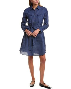 Stellah Shirt Dress - Blue