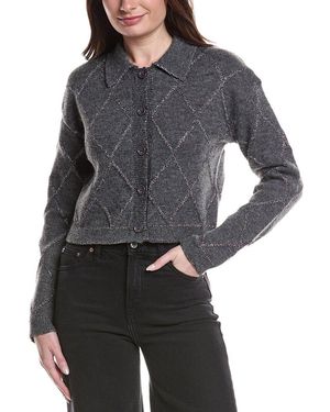 English Factory Knit Cardigan - Grey