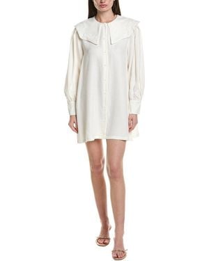 Saltwater Luxe Mini Shirtdress - White