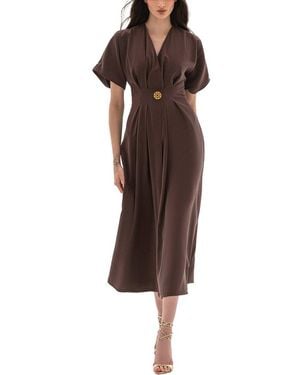 BGL Midi Dress - Brown