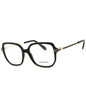 Ferragamo 53Mm Optical Frames - Black