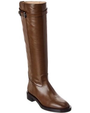 Stuart Weitzman Maverick Leather Knee-High Boot - Brown