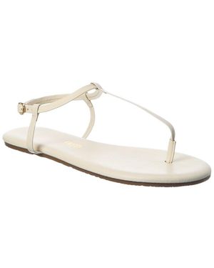 TKEES Mariana Leather Sandal - White