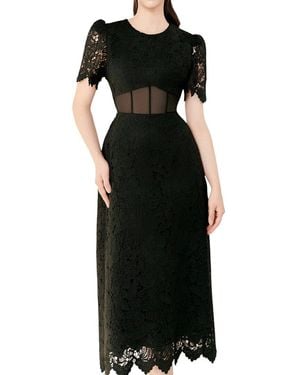 Vincent Midi Dress - Black