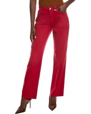 L'Agence Jones Ultra High-Rise Stovepipe Pant - Red