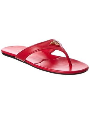 Prada Leather Sandal - Pink