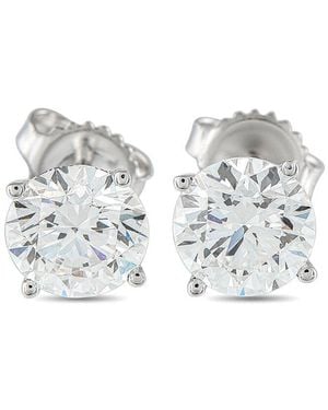 Lab Grown Diamonds 14K 4.00 Ct. Tw. Diamond Earring - White