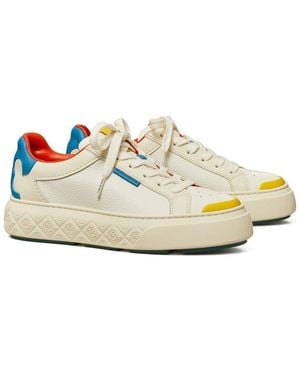 Tory Burch Ladybug Leather Trainer - White