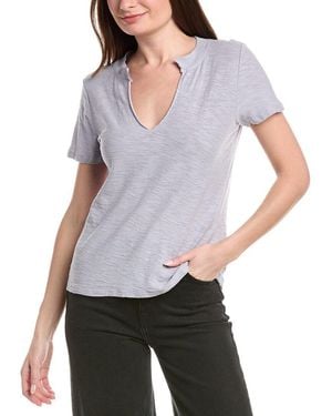 Project Social T Plata Notched T-Shirt - White