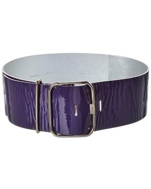 Roger Vivier Patent Belt - Blue