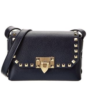 Persaman New York Isadora13 Leather Crossbody - Blue