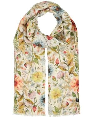 V. Fraas Vintage Floral Scarf - Yellow