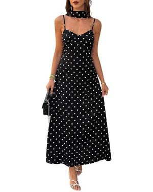 Adelin May Midi Dress - Black