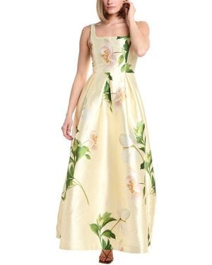 Julia Jordan Mikado Sleeveless Midi Dress - Natural