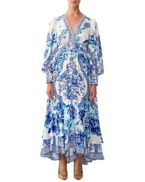 MIRA RICHI Maxi Dress - Blue
