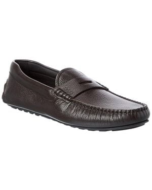 BOSS Noel Leather Moccasin - Brown