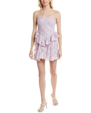 Marion Embroidered Tulle Mini Dress