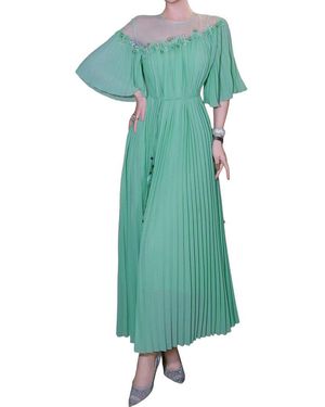 BRC By BURRYCO Short Sleeve Maxi Dress - Green