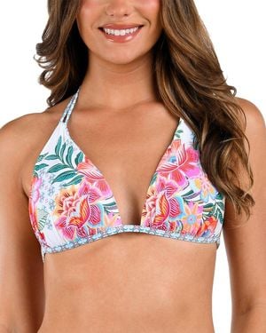 La Blanca Riviera Halter Bra - Blue