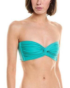 Montce Strapless Turban Bikini Top - Blue