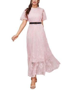 COLON DIANA Midi Dress - Pink