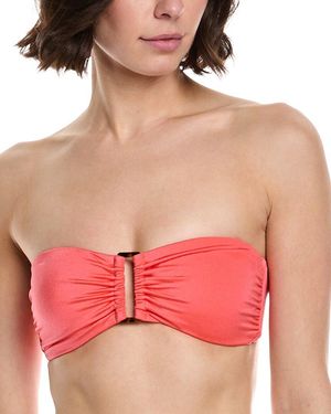 Monte and Lou Bilgola Bandeau Bikini Top - Pink