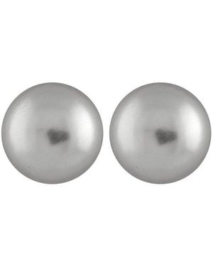 Splendid 12-13Mm Pearl Earrings - Grey