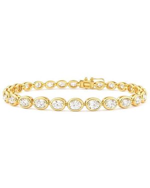 Prince Diamond & Jewelry 14K 12.55 Ct. Tw. Lab-Grown Diamond Tennis Bracelet - Metallic