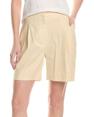 Rag & Bone Leona Linen-Blend Short - Natural