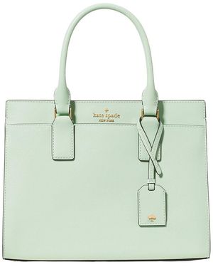 Kate Spade Cameron Leather Satchel - Green