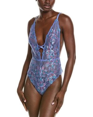 Cosabella Paradiso Plunge Teddy - Blue