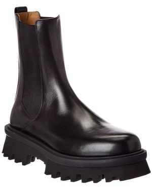 Ferragamo Flash Leather Boot - Black