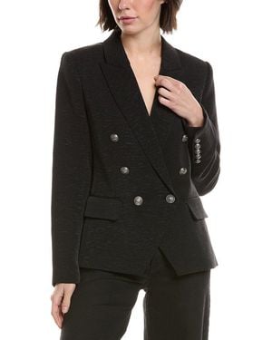 L'Agence Kenzie Double-Breasted Blazer - Black
