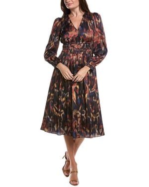 Julia Jordan Midi Dress - Brown