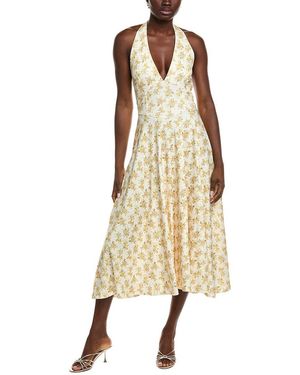 IPPONELLI Halter Midi Dress - Natural