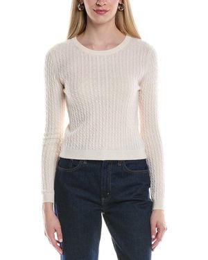 Philosophy Baby Cable Cashmere Jumper - White