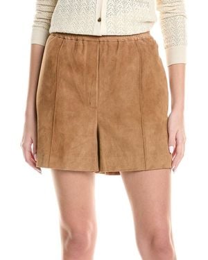 Brunello Cucinelli Suede Short - Natural