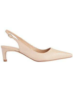 LK Bennett Alyssa Leather Open Court - Natural