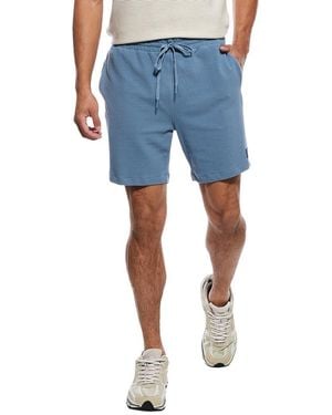 Vintage Summer Performance Tech Fleece Short - Blue