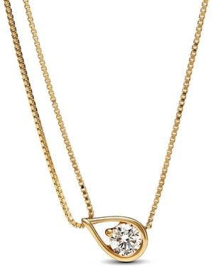 PANDORA Infinite 14K 0.75 Ct. Tw. Lab-Grown Diamond Necklace - Metallic